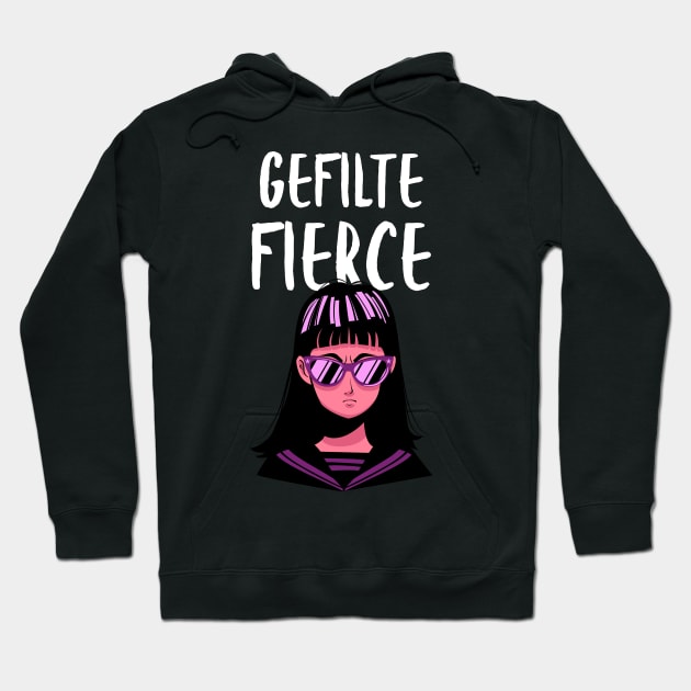 Gefilte Fierce Funny Jewish Themed Hoodie by GreenbergIntegrity